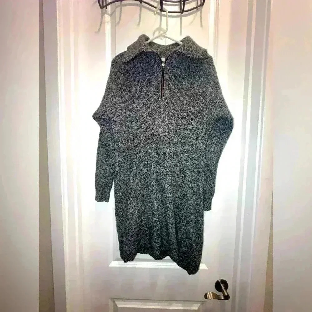Madewell Merino Wool Blend Sweater Dress - Picture 2 of 4